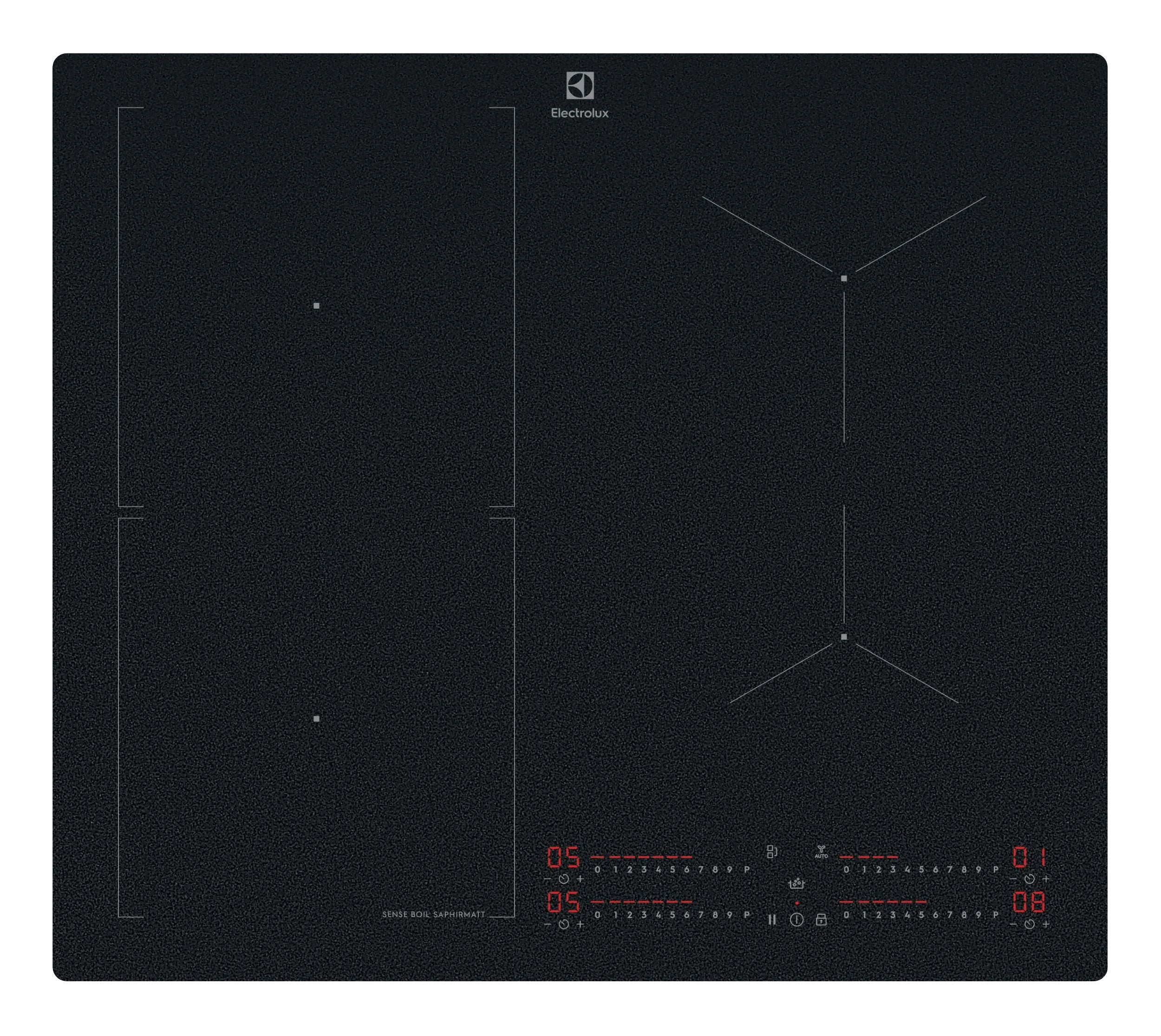 EAN 7333394049441 - Electrolux EIS62453IZ Negro Integrado 60 cm Con placa de inducción 4 zona(s) imagen 1