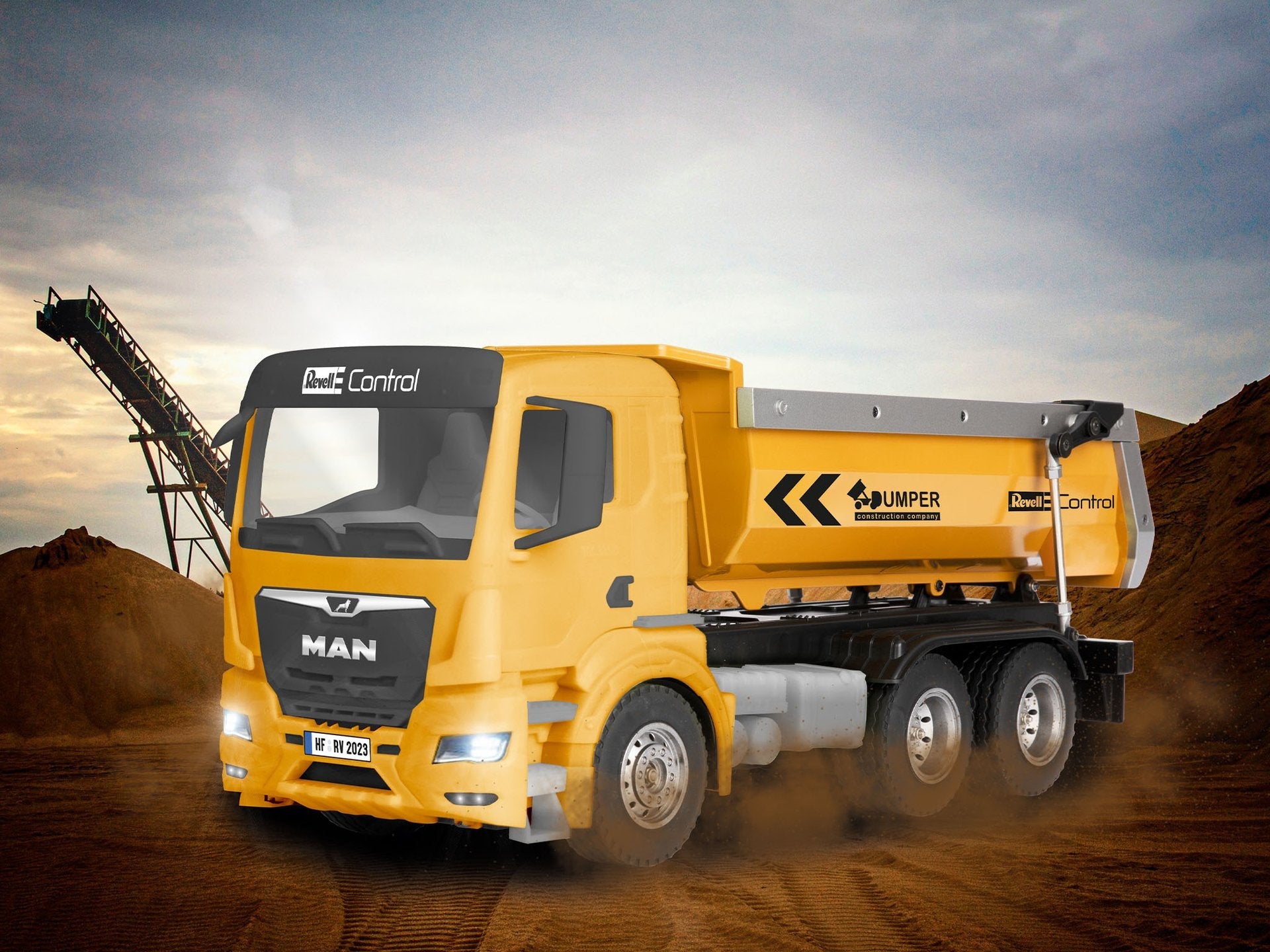 Camión Volquete Revell Rc Man Tgs 28.430 24454