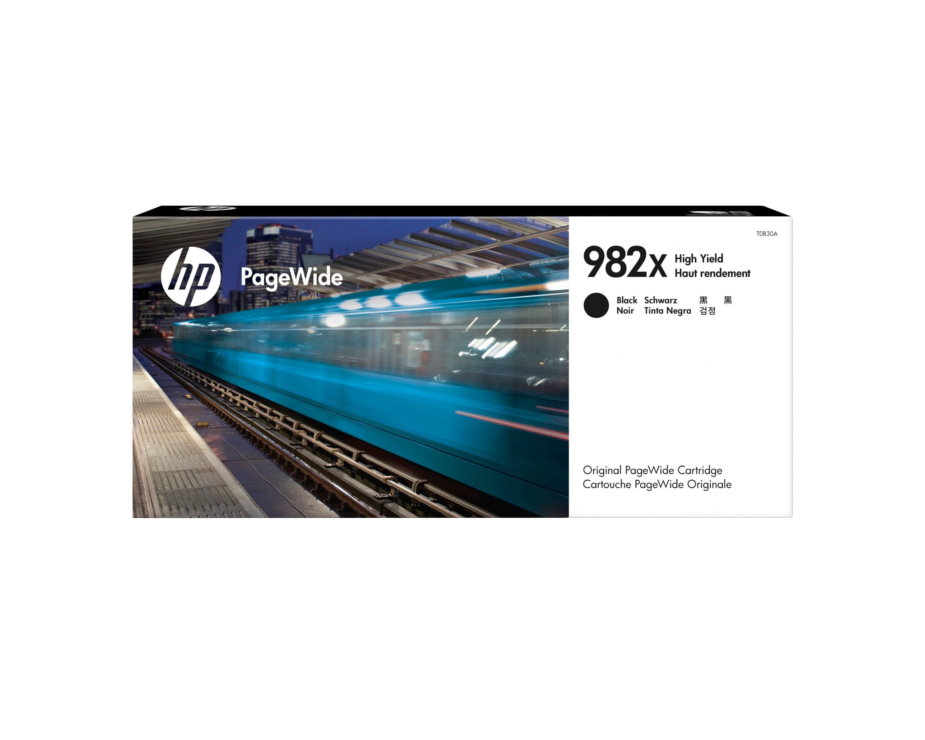 EAN 0190781050124 - HP 982X High Yield Black Original PageWide Cartridge cartucho de tinta 1 pieza(s) Alto rendimiento (XL) imagen 1