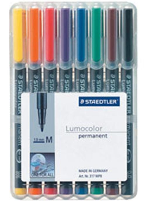 Staedtler Lumocolor Rotuladores Permanentes 8 Piezas