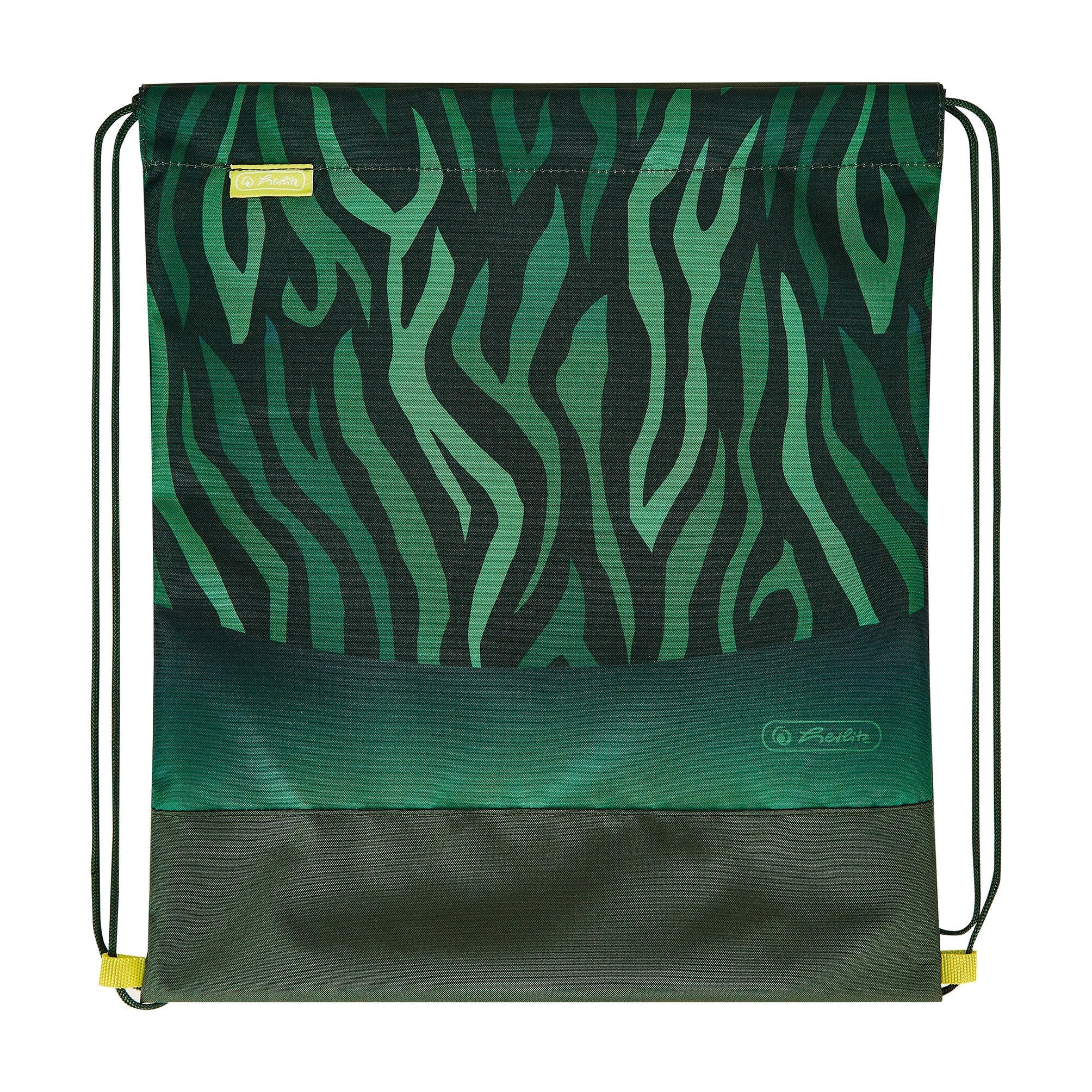 Herlitz Softlight Plus Jungle Juego De Mochila Escolar Niño Poliéster Verde, Oliva