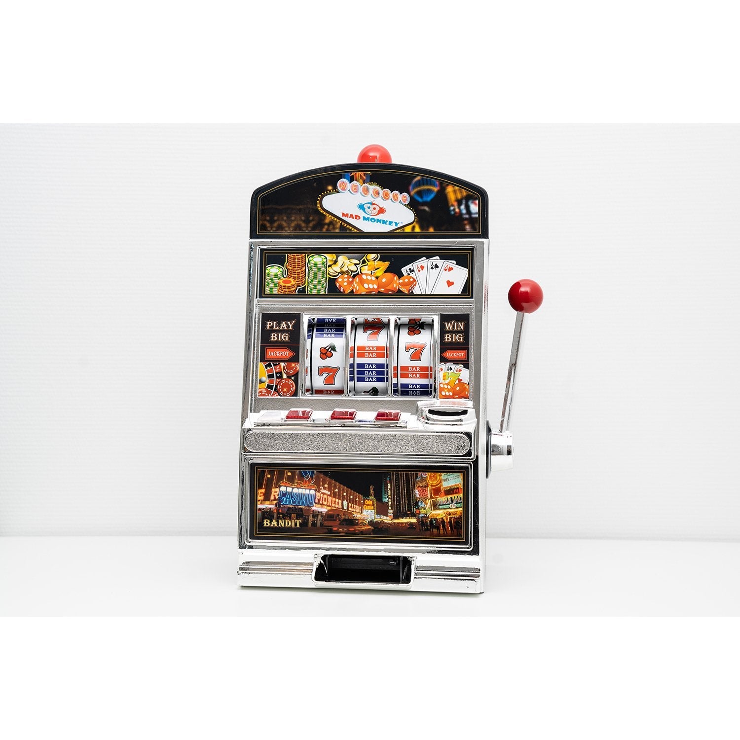 Mad Monkey - Slot Machine Xl - Spielautomat Con Spardose