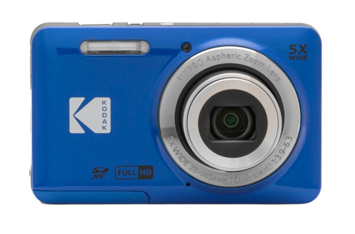 Cámara Digital Kodak Pixpro Fz55 16mp Zoom Óptico 5x Azul
