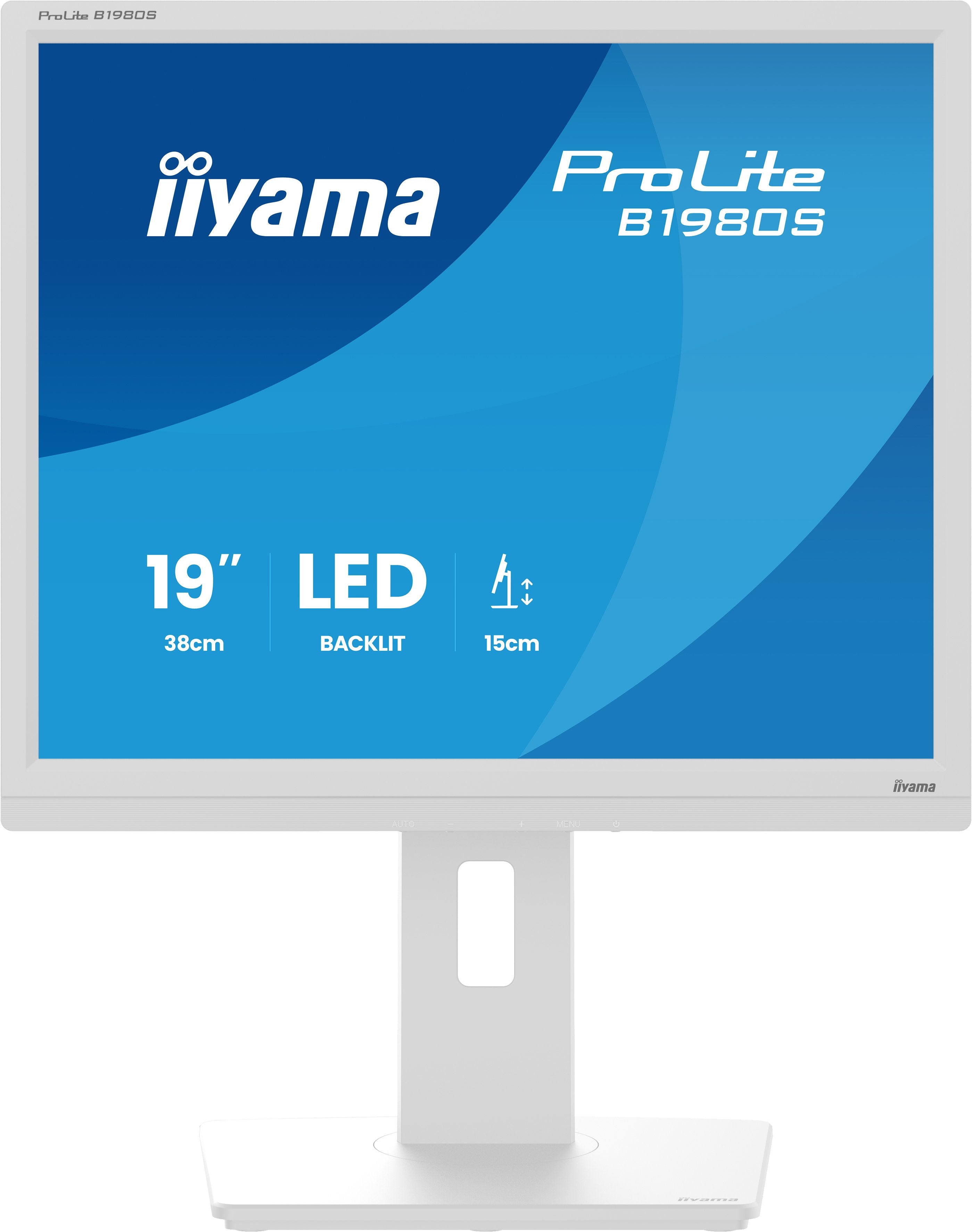 EAN 4948570125432 - iiyama ProLite B1980S-W1 pantalla para PC 48,3 cm (19") 1280 x 1024 Pixeles SVGA LED Blanco imagen 4
