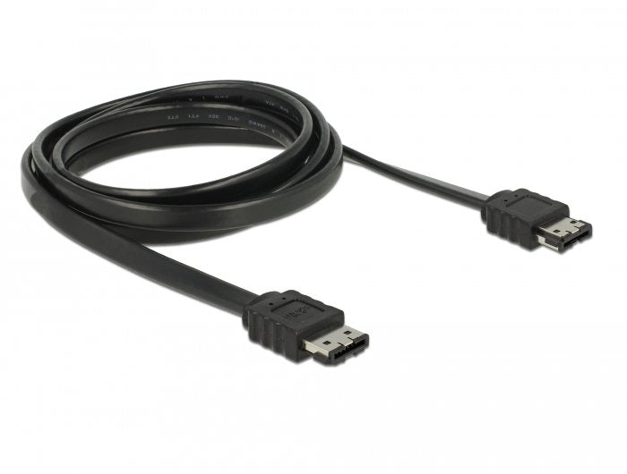 EAN 4043619856411 - DeLOCK 85641 cable de SATA 2 m eSATA Negro imagen 1