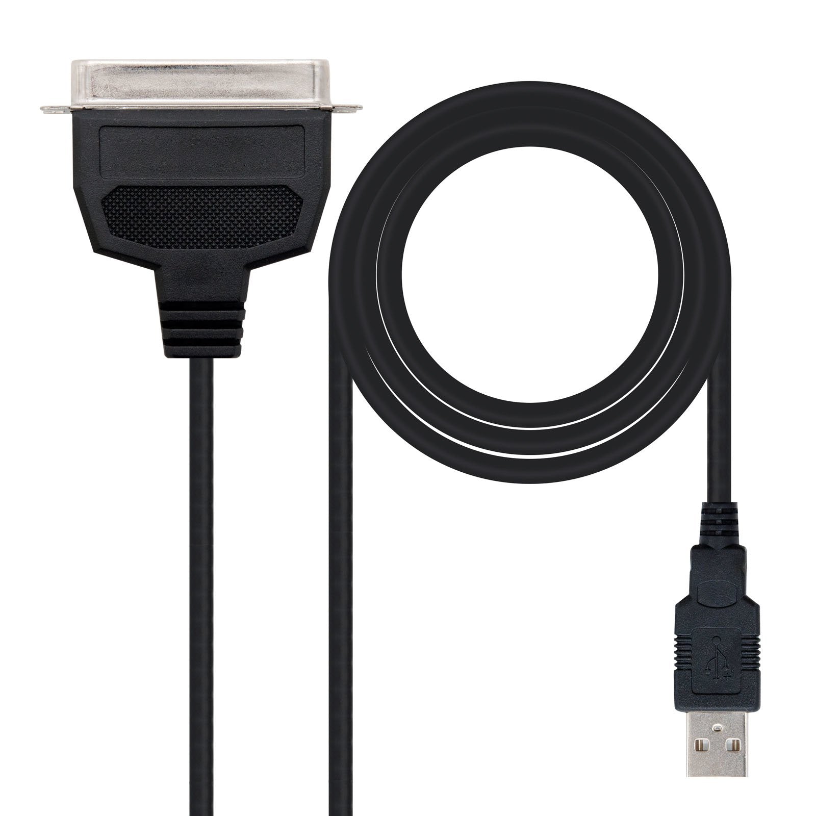 EAN 8433281000551 - Nanocable 10.03.0001 cable paralelo Negro 1,5 m imagen 1
