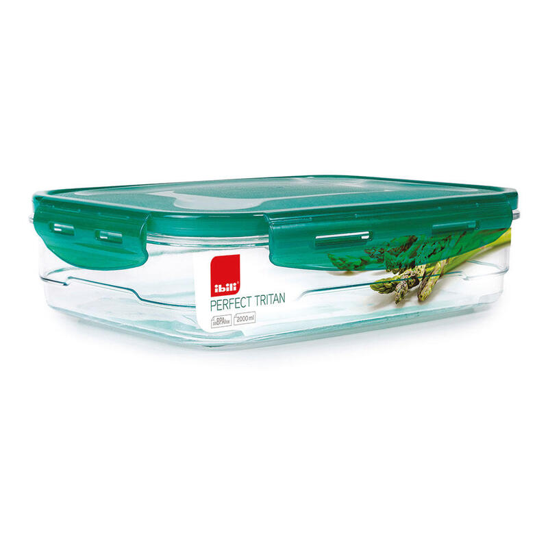 Fiambrera Hermética Tritan Capacidad 2l, 790420. Ibili