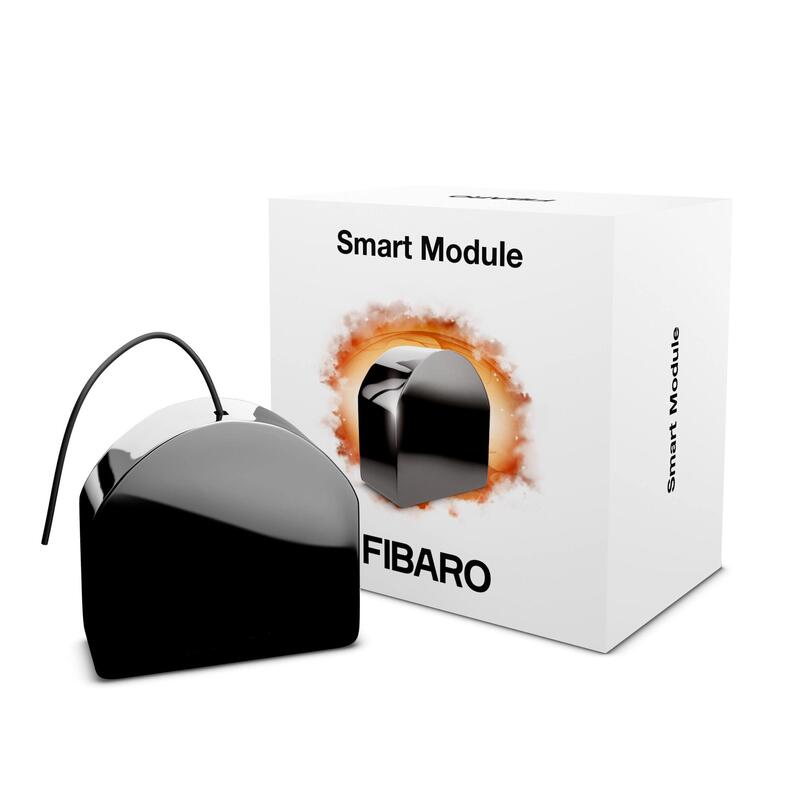 Fibaro Fgs-214 Zw5 Single Switch Alimentación Del Relé Negro