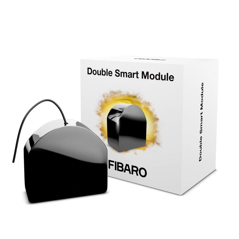 Fibaro Fgs-224 Zw5 Double Switch Alimentación Del Relé Negro