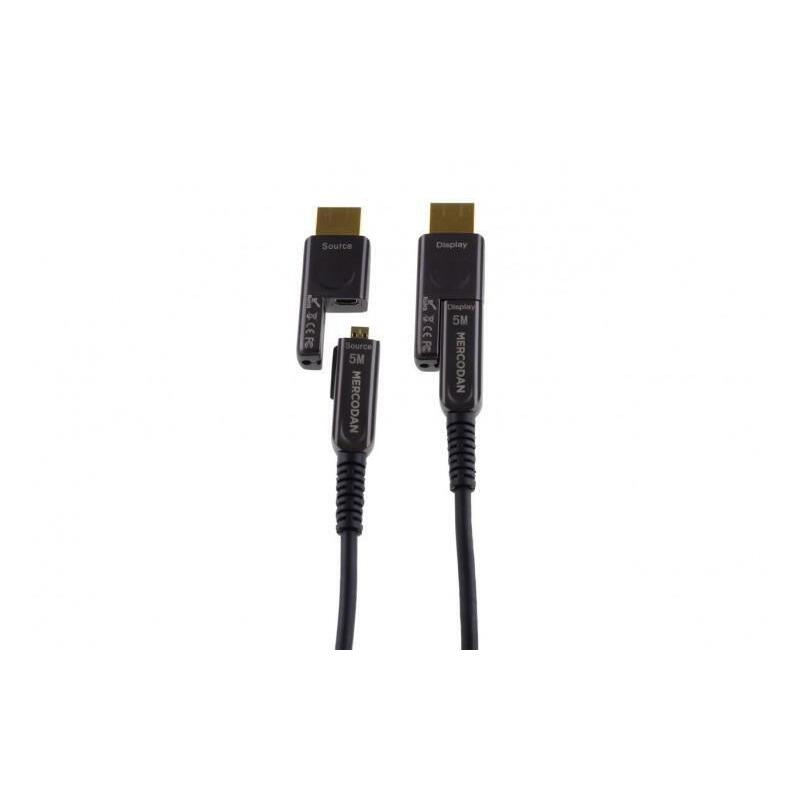 Fiber Optisk Hdmi 15m, Hdmi 2.0, 18gbps, 4:4:4, 4k2k 60p,