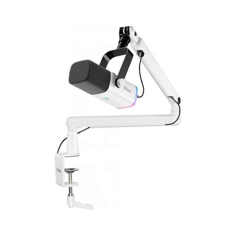 Fifine Ampligame Tam8 Micrófono Usb Para Grabación Y Transmisión Blanco