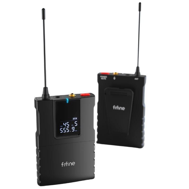 Fifine C8 Negro - Micrófono De Cámara Profesional Inalámbrico