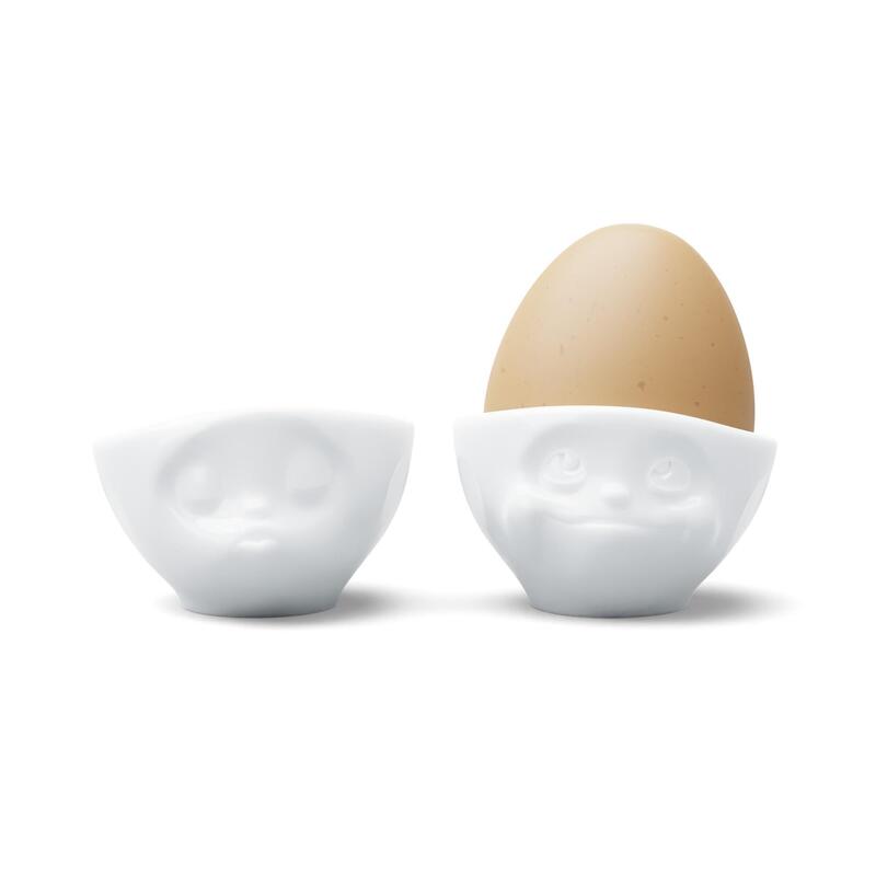 Fiftyeight Eierbecher Set Nr.1 - Besando & Soñador Blanco