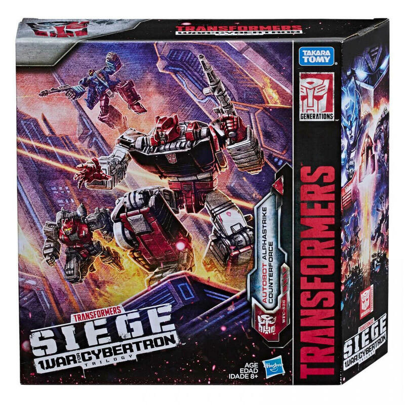 Figura Autobot Alphastrike Counterforce Pack 3 Figuras 13 Cm Transformers War For Cybertron Siege
