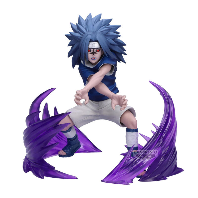 Figura Banpresto Naruto 72 Series 26&27 Vibration Stars Naruto Uzumaki & Sasuke Uchiha (B:Sasuke Uchiha) 15cm