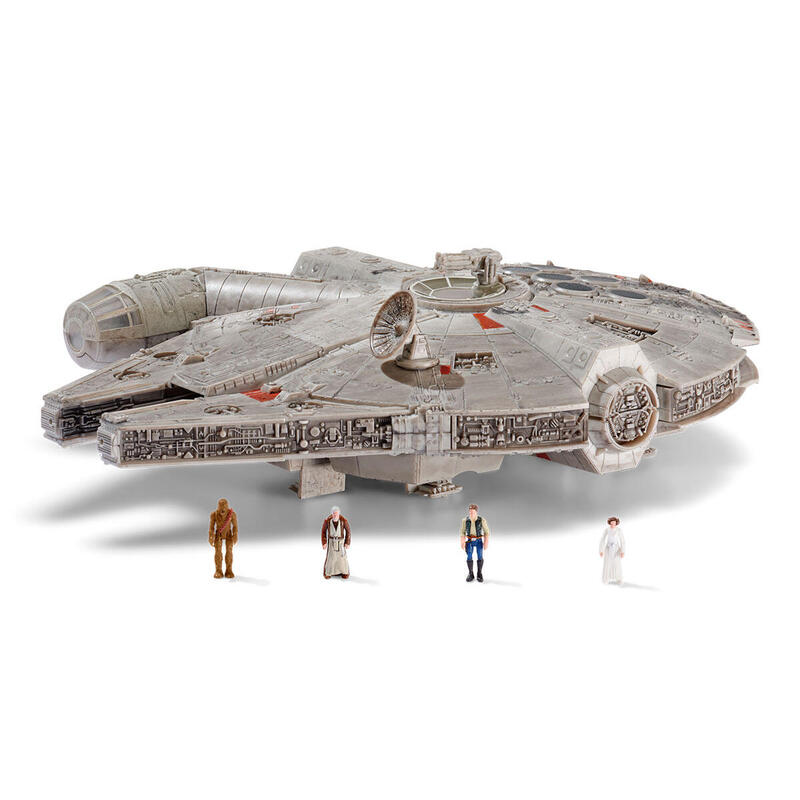 Figura Bizak Star Wars Halcon Milenario Con Luz Y Sonido