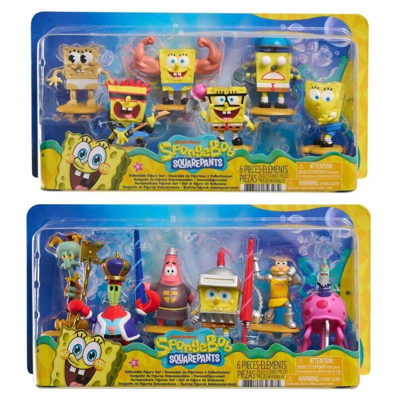 Figura Blister 5 Bob Esponja Surtido
