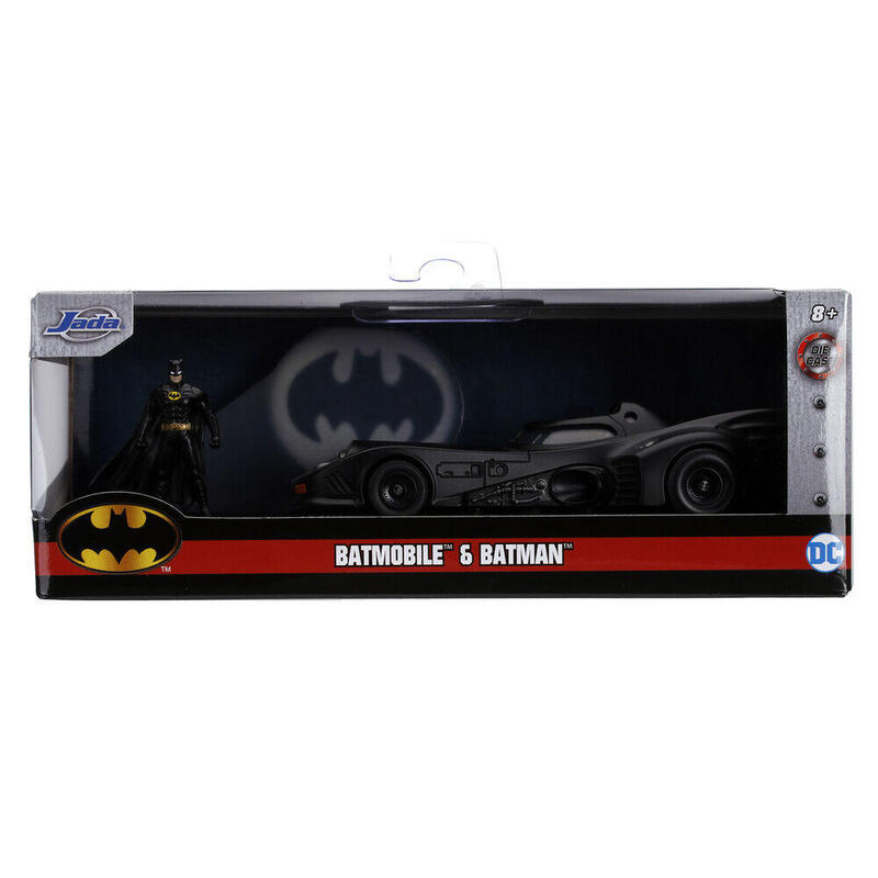 Figura Blister Batman + Coche Batmovil 1989 Metal Dc Comics