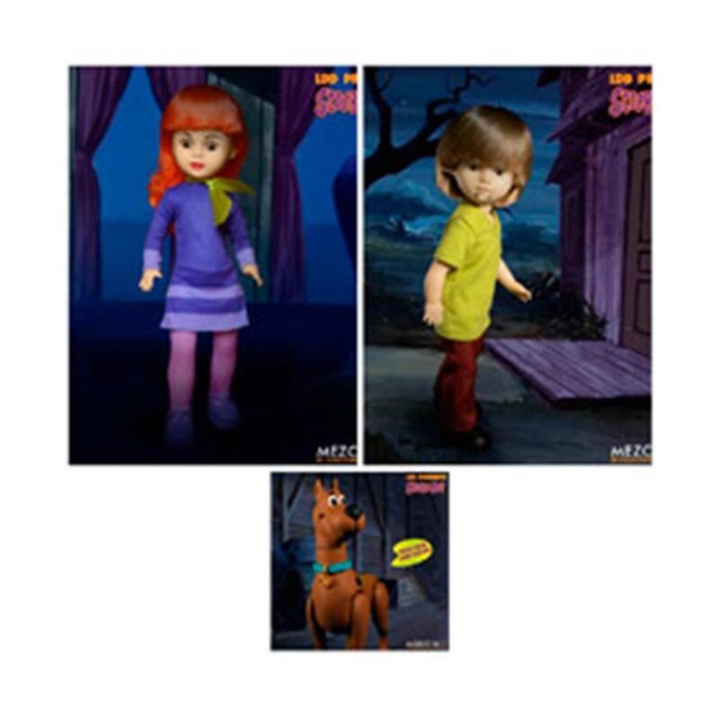 Figura Daphne/Shaggy Set 6 25 Cm Scooby-Doo & Mystery Living Dead Dolls