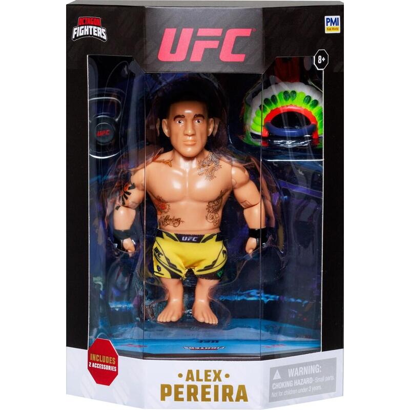 Ufc Octagon Fighters S1 Action Figure 11 Cm - Alex Pereira