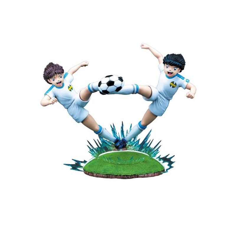 Figura De Resina Capitan Tsubasa Estatua De Resina Golden Twin Shot