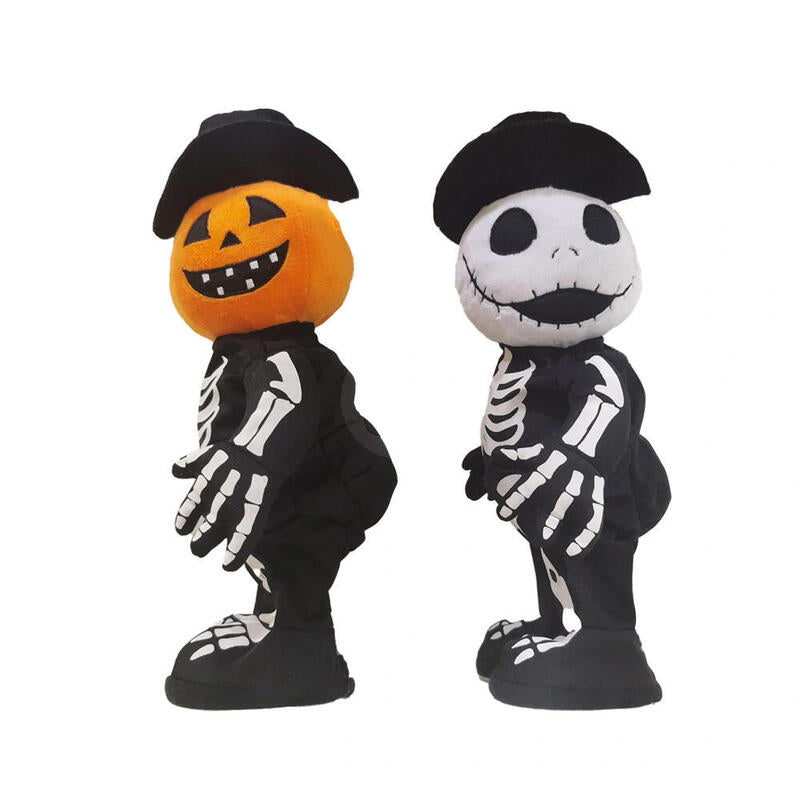 Figura Decorativa Halloween 35cm, Con Movimiento, Sonido Y Luz, Modelos Surtidos.