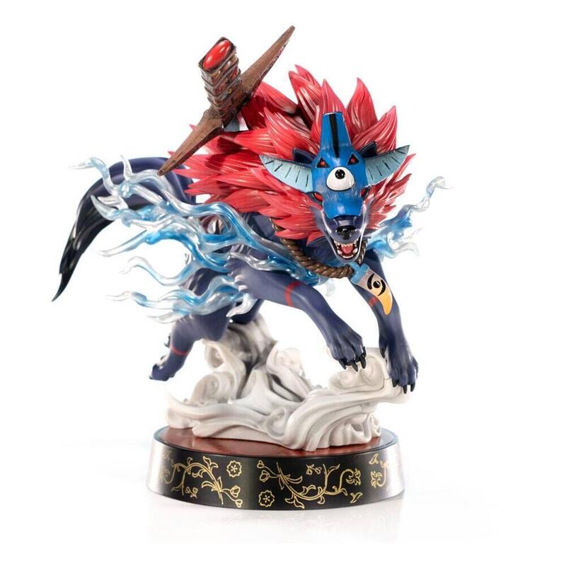 Figura First 4 Figures Okami Oki Wolf Form Edicion Estandar Estatua