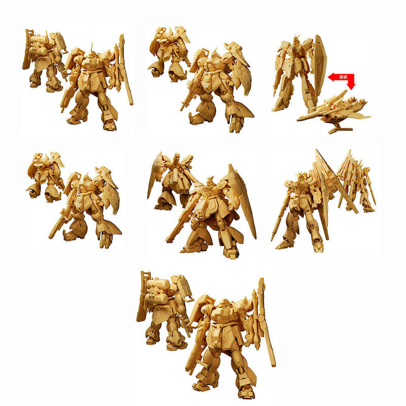 Figura Gundam Artifact Surtido 5cm