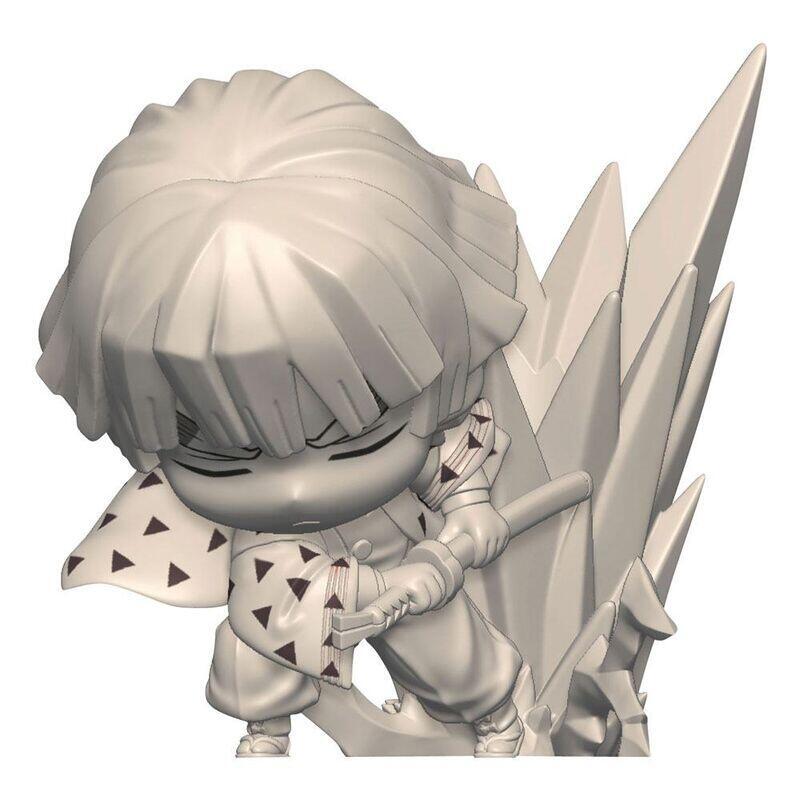 Figura Hold Agatsuma Zenitsu Demon Slayer Kimetsu No Yaiba 7cm