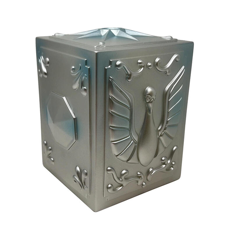 Figura Hucha Plastoy Caballeros Del Zodiaco Caja De Pandora Cisne Hyoga 15 Cm