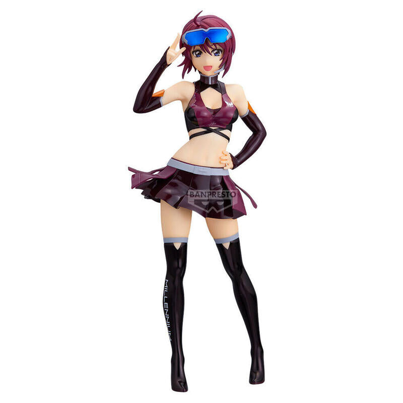 Figura Lunamaria Hawke Glitter & Glamour Racing Ver Mobile Suit Gundam Seed Freedom 22cm