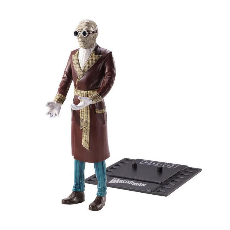 Figura Maleable Bendyfigs Invisible Man Universal Monsters 19 Cm