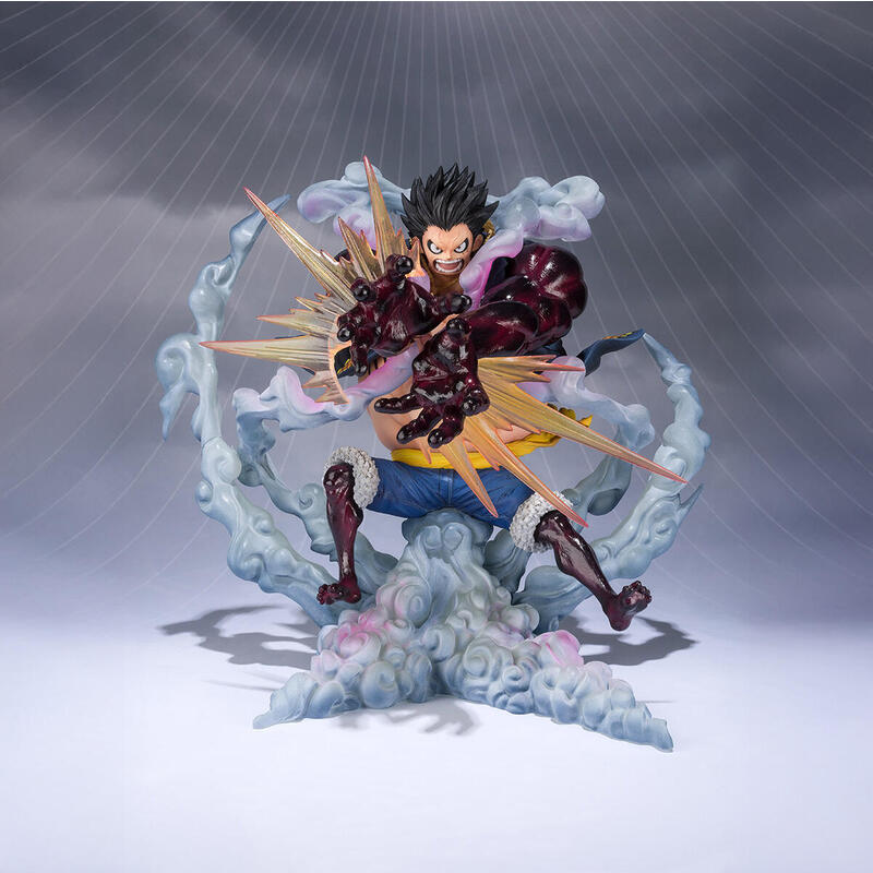 Figura Monkey D. Luffy Gear 4 Leo Bazooka Extra Battle 18 Cm One Piece Figuarts Zero Re-Run