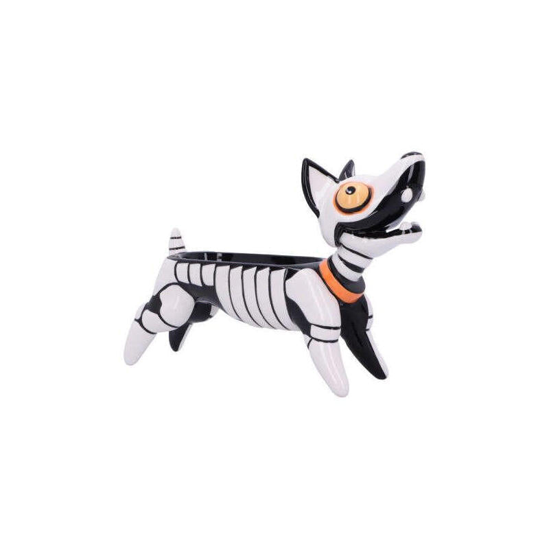Figura Nemesis Now Diego Dog Con Bandeja Portaobjetos 22cm