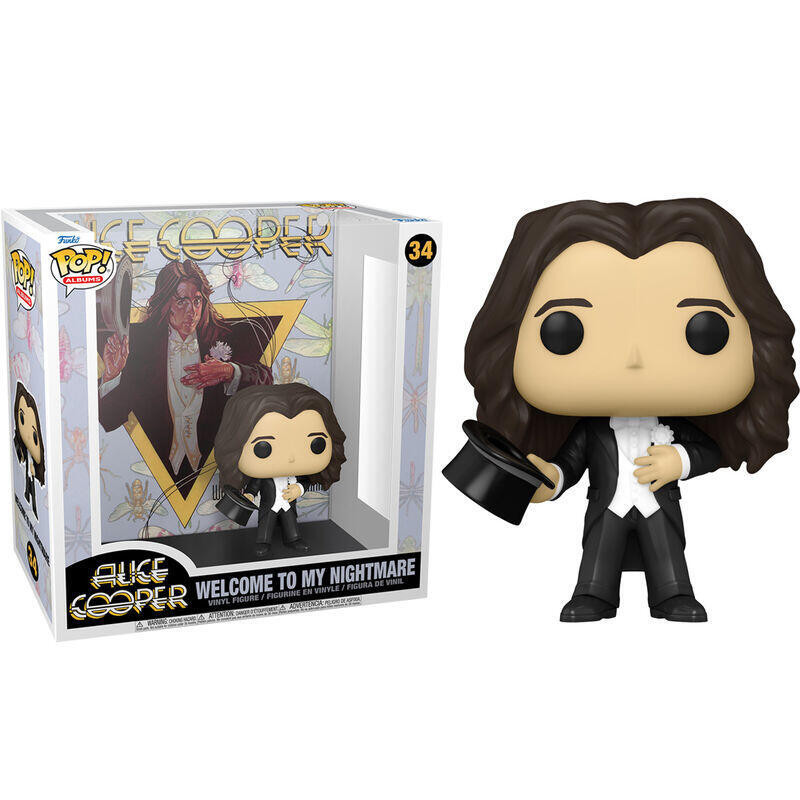 Figura Pop Album Alice Cooper Welcome To My Nightmare
