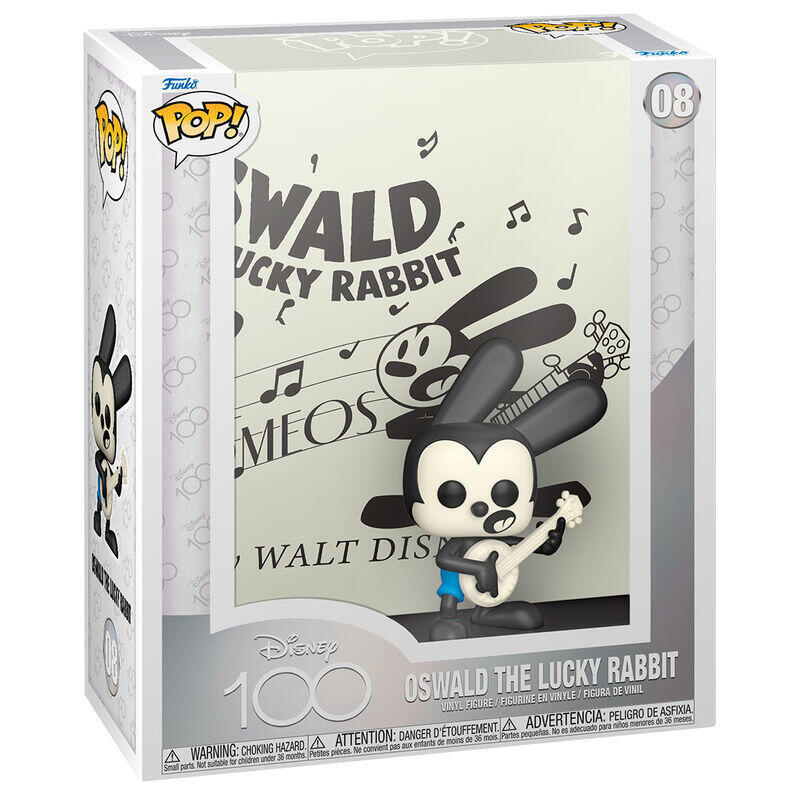 Figura Pop Art Cover Disney 100th Oswald El Conejo Afortunado
