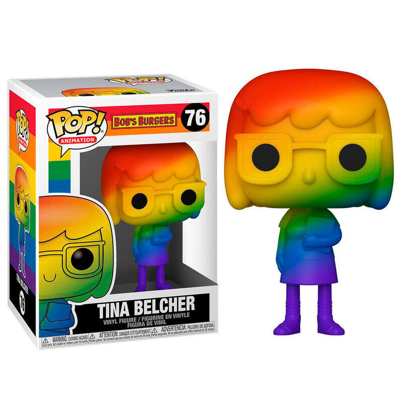 Figura Pop Bob'S Burgers Pride Tina Belcher Rainbow