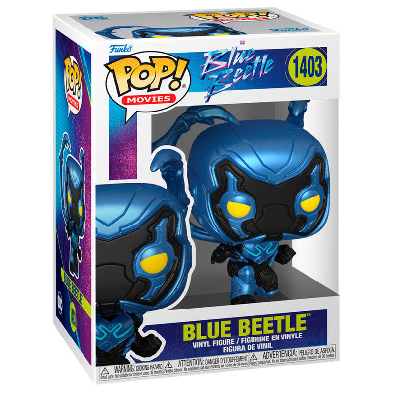 Figura Pop Dc Comics Blue Beetle - Blue Beetle Chase