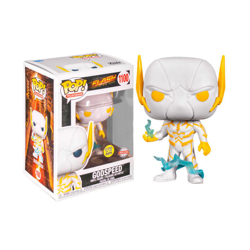 Figura Pop Dc Comics The Flash Godspeed Glow In The Dark Exclusive