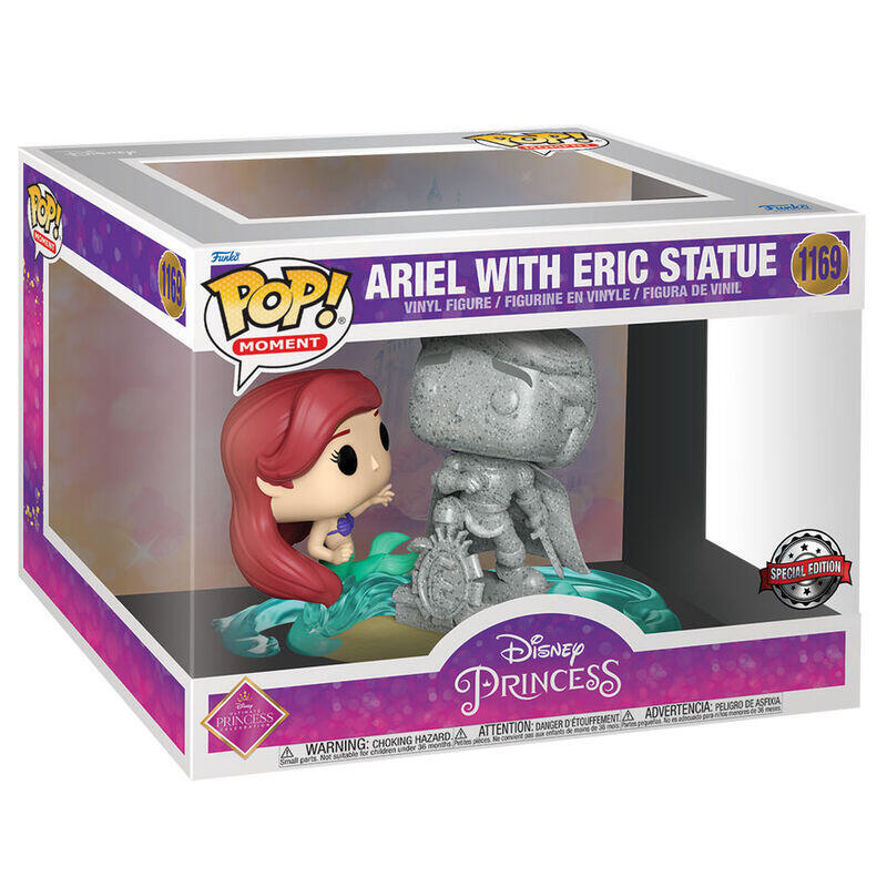 Figura Pop Disney Ultimate Princess La Sirenita Ariel & Statue Eric Exclusive