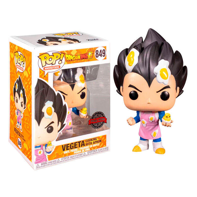 Figura Pop Dragon Ball Super Vegeta Cooking With Apron Exclusive
