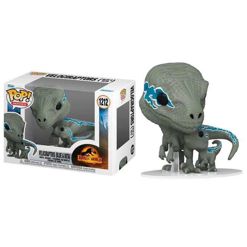 Figura Pop Jurassic World 3 Velociraptors Blue & Beta