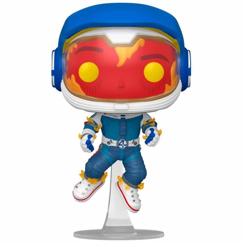 Figura Pop Marvel Los 4 Fantasticos Antorcha Humana