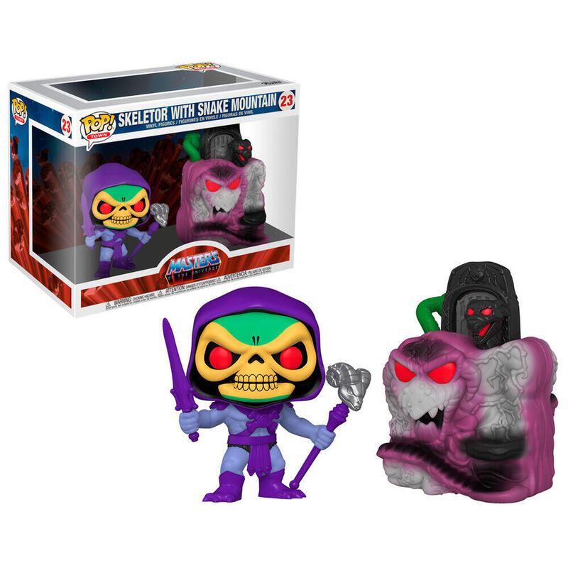 Figura Pop Masters Of The Universe Snake Mountain With Skeletor