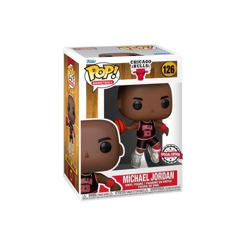 Figura Pop Nba Chicago Bulls Michael Jordan With Jordans Exclusive