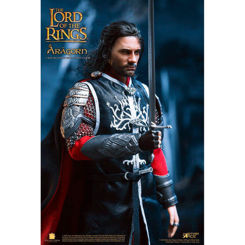 Figura Real Master Aragorn El Señor De Los Anillos 23cm