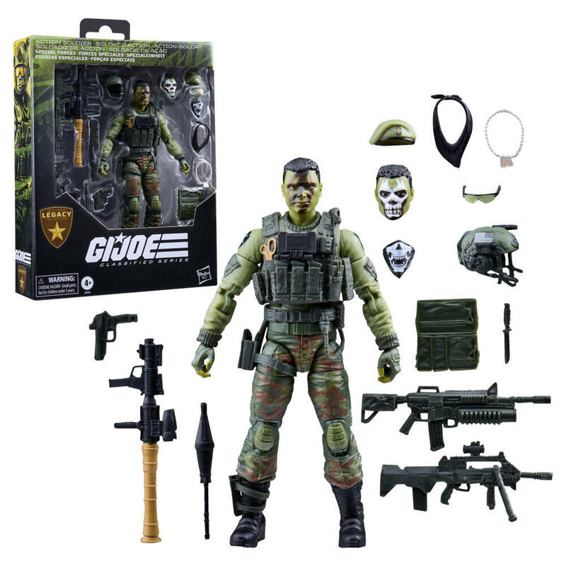 Figura Soldado De Accionarial Legacy Collection G.I. Joe Classified Series 15cm