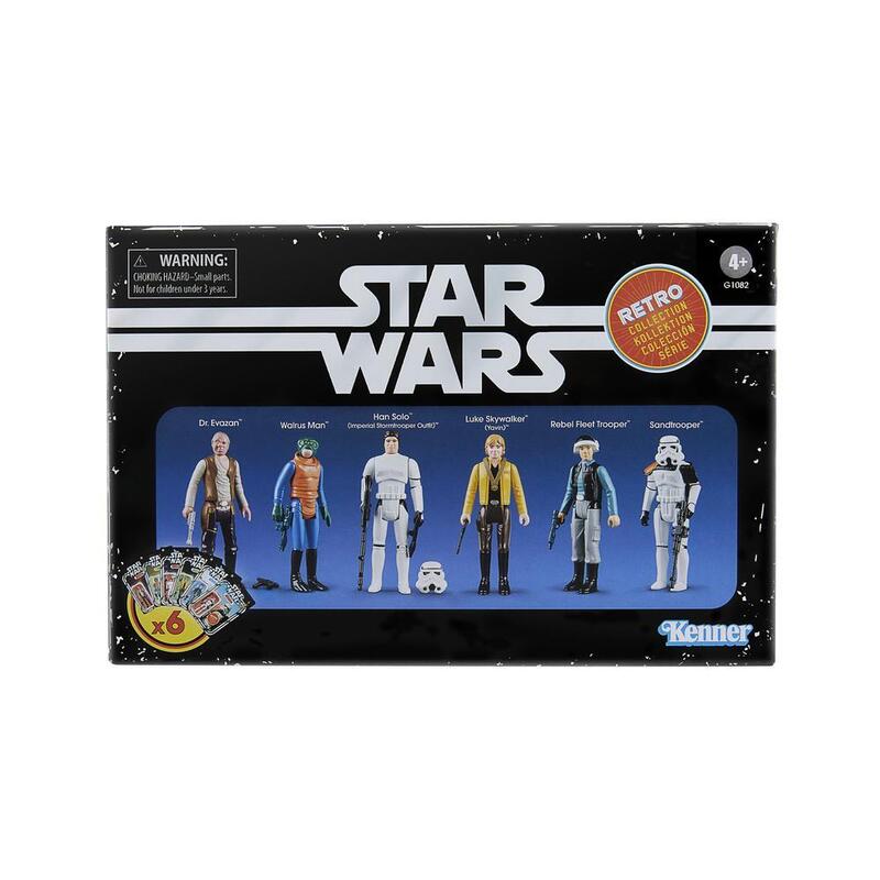 Figura Star Wars Pack 6 9,5 Cm Star Wars A New Hope Retro Collection
