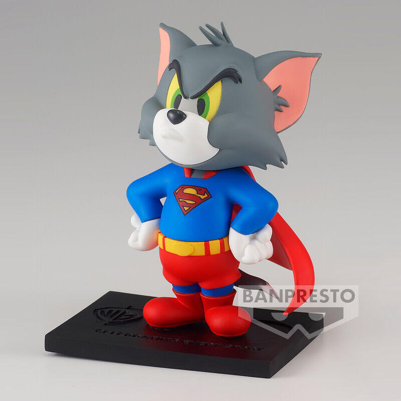 Figura Tom As Superman 100th Anniversary Warner Bross Tom And Jerry 8cm