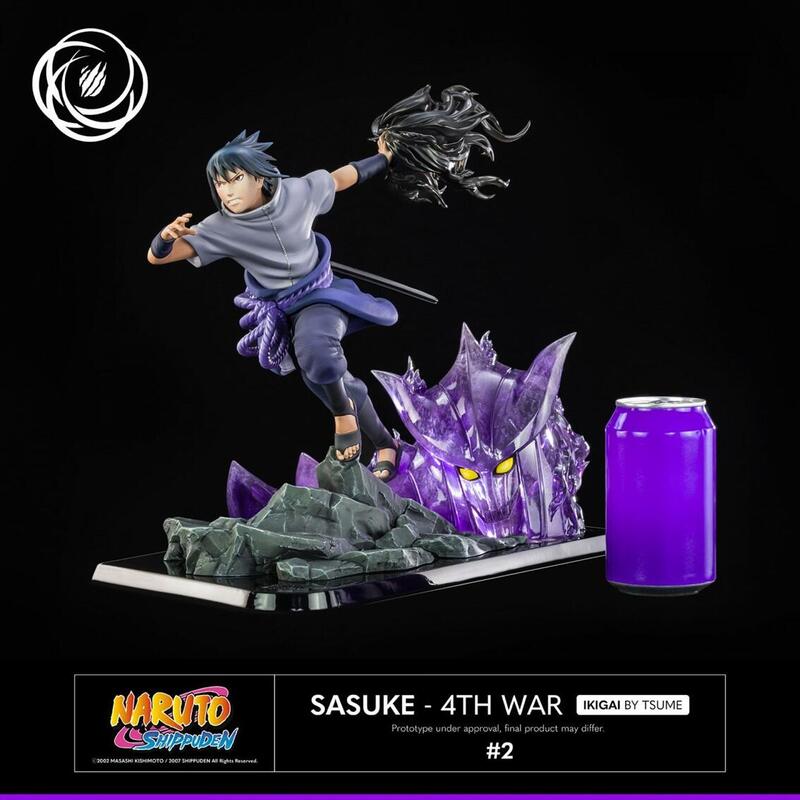 Figura Tsume Art Naruto Shippuden Sasuke Uchiha 4th War Resina Escala 1 6 Ikigai